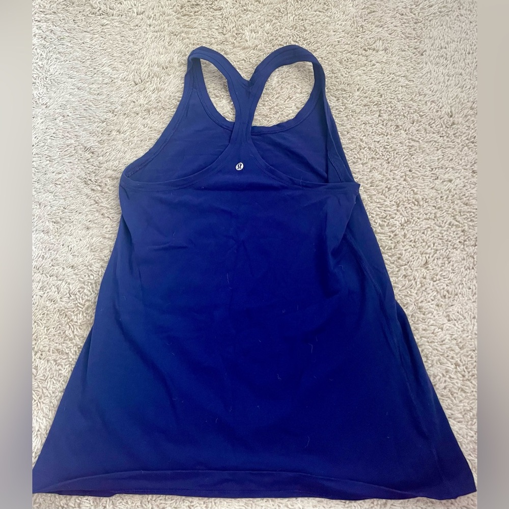 Navy lululemon tank top